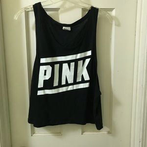 pink tank top